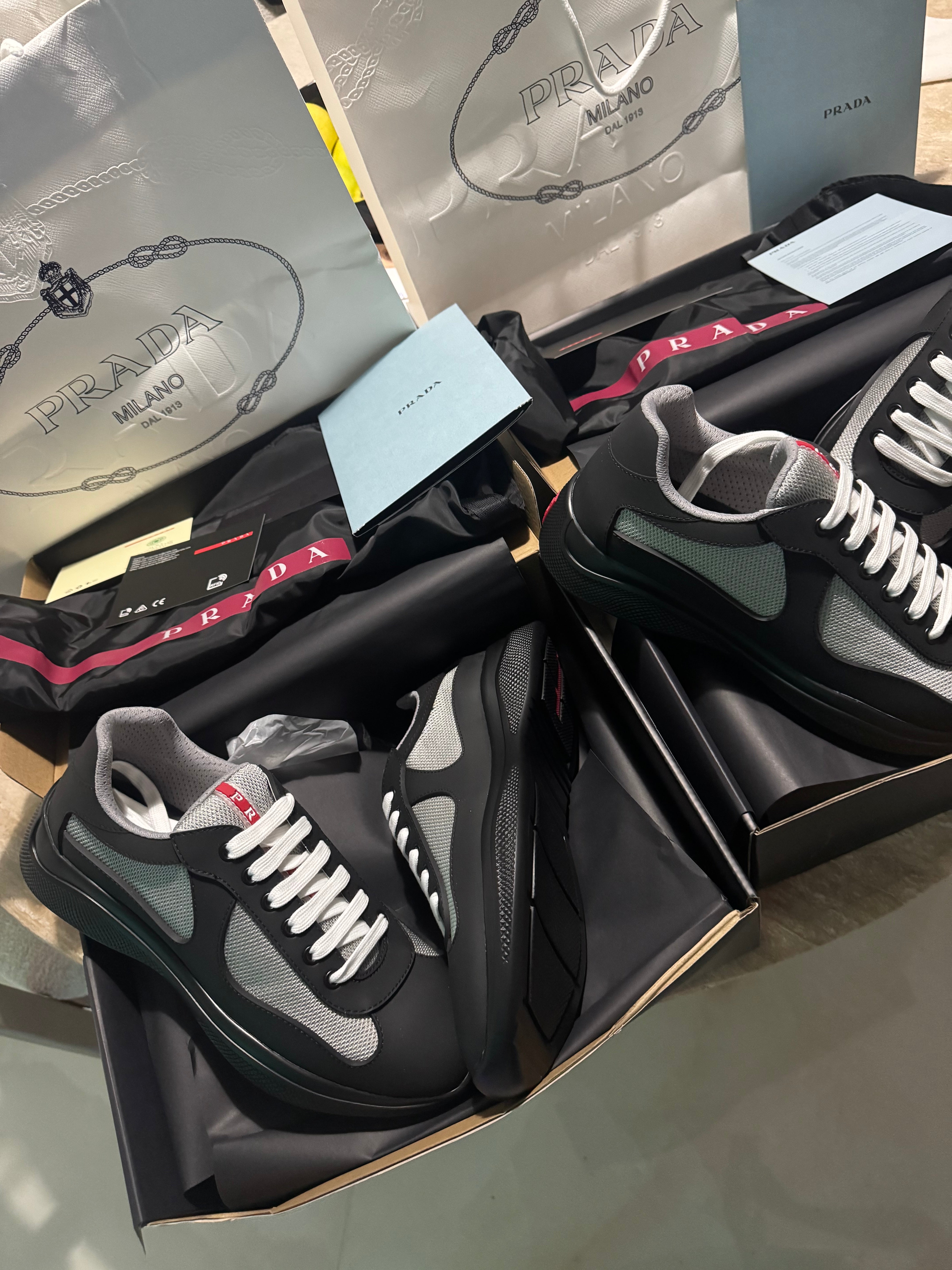 Sneakers Prd America ´ s Cup black Gomme & tissu bike 10/10