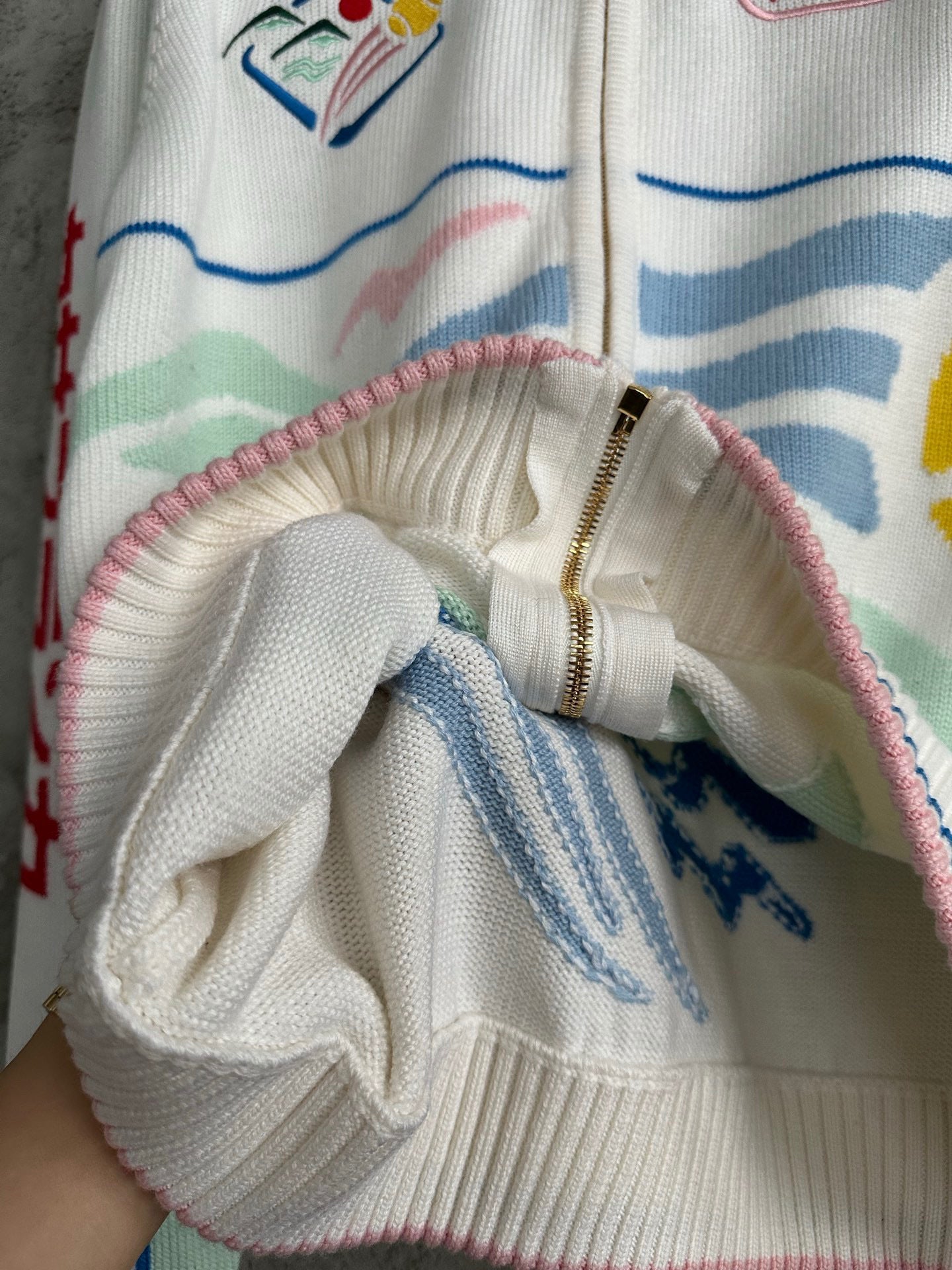 CASAB cardigan à fermeture zippée