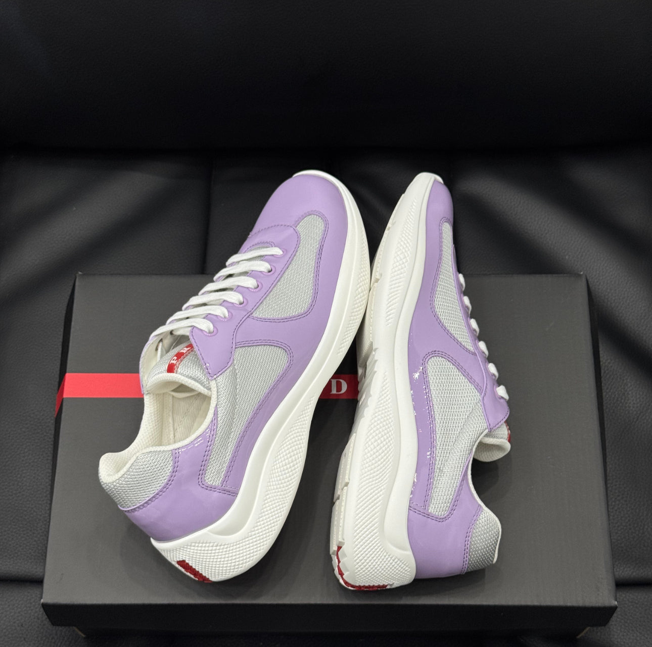 Sneakers Prd America ´ s Cup lilas tissu bike lisse 10/10 V3S