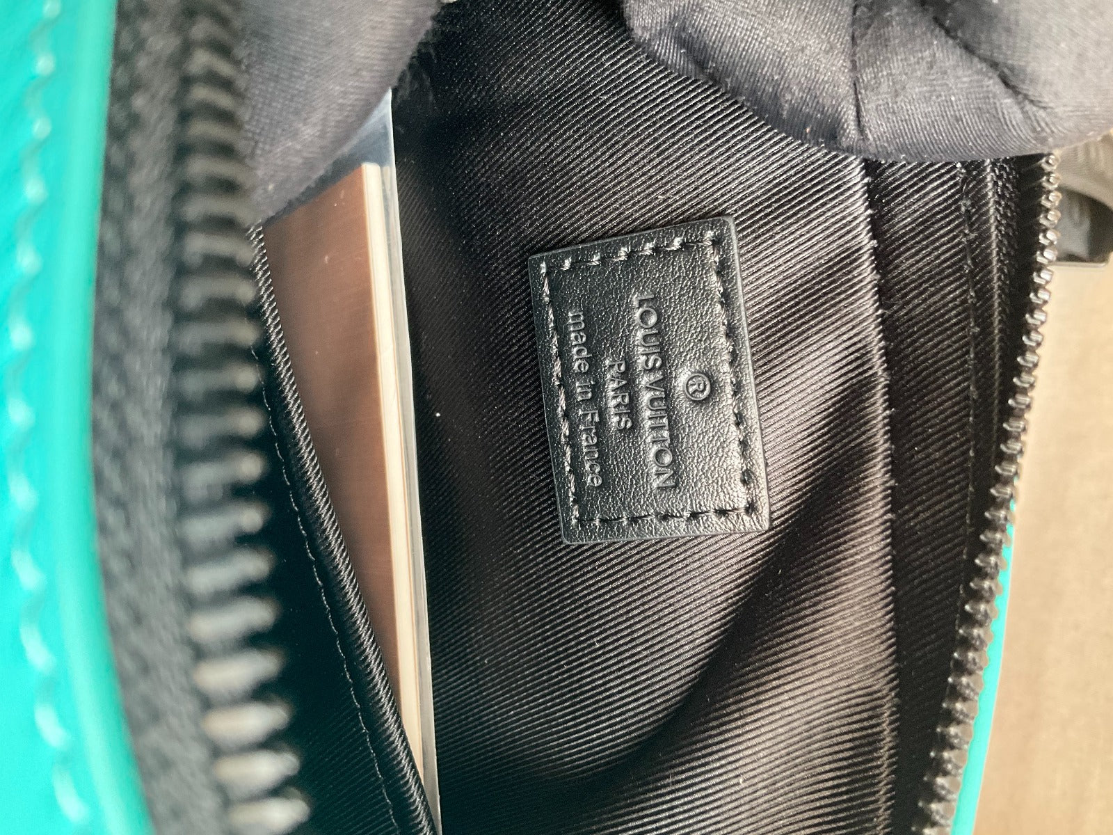 Sac Trio Messenger Grey blue 10/10 facture