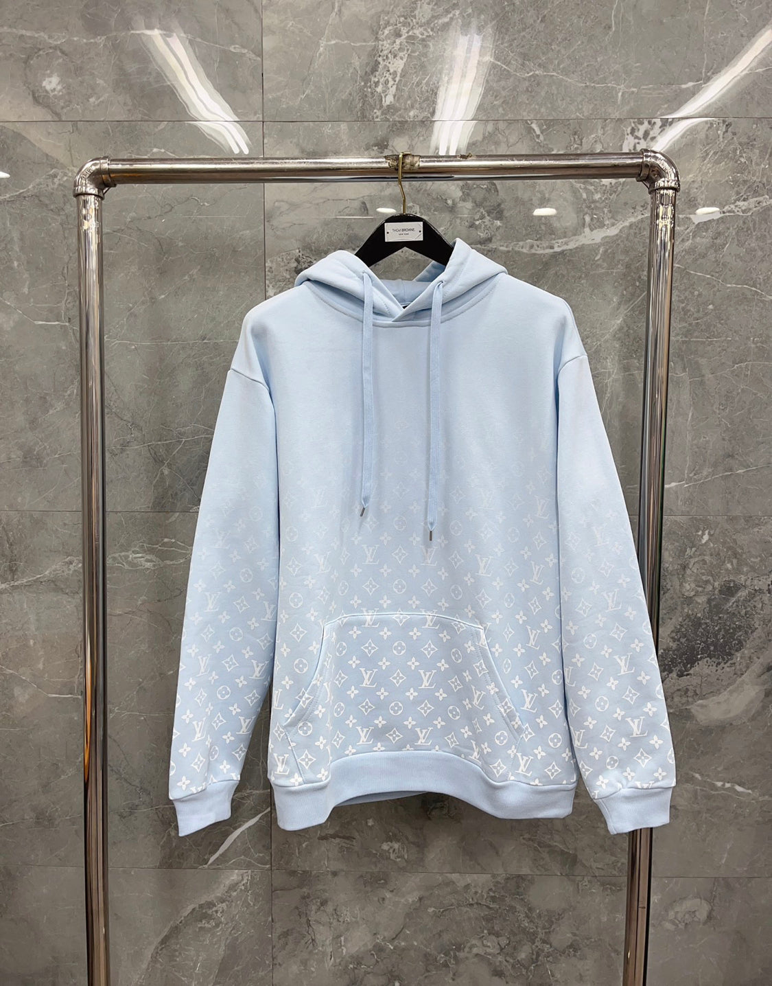 Lv sweatshirt invoice blue sky / white