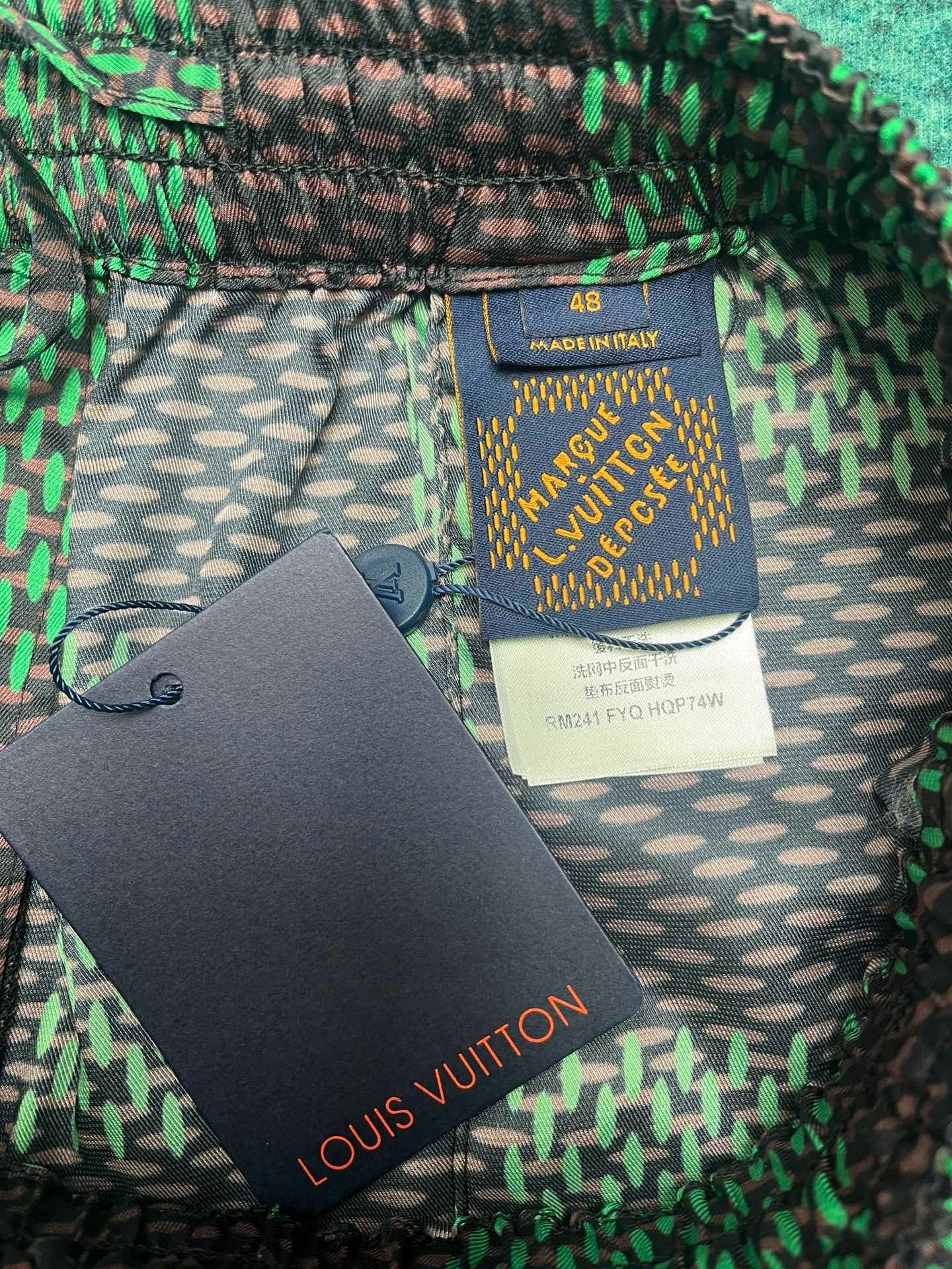 Lv silk casual shorts