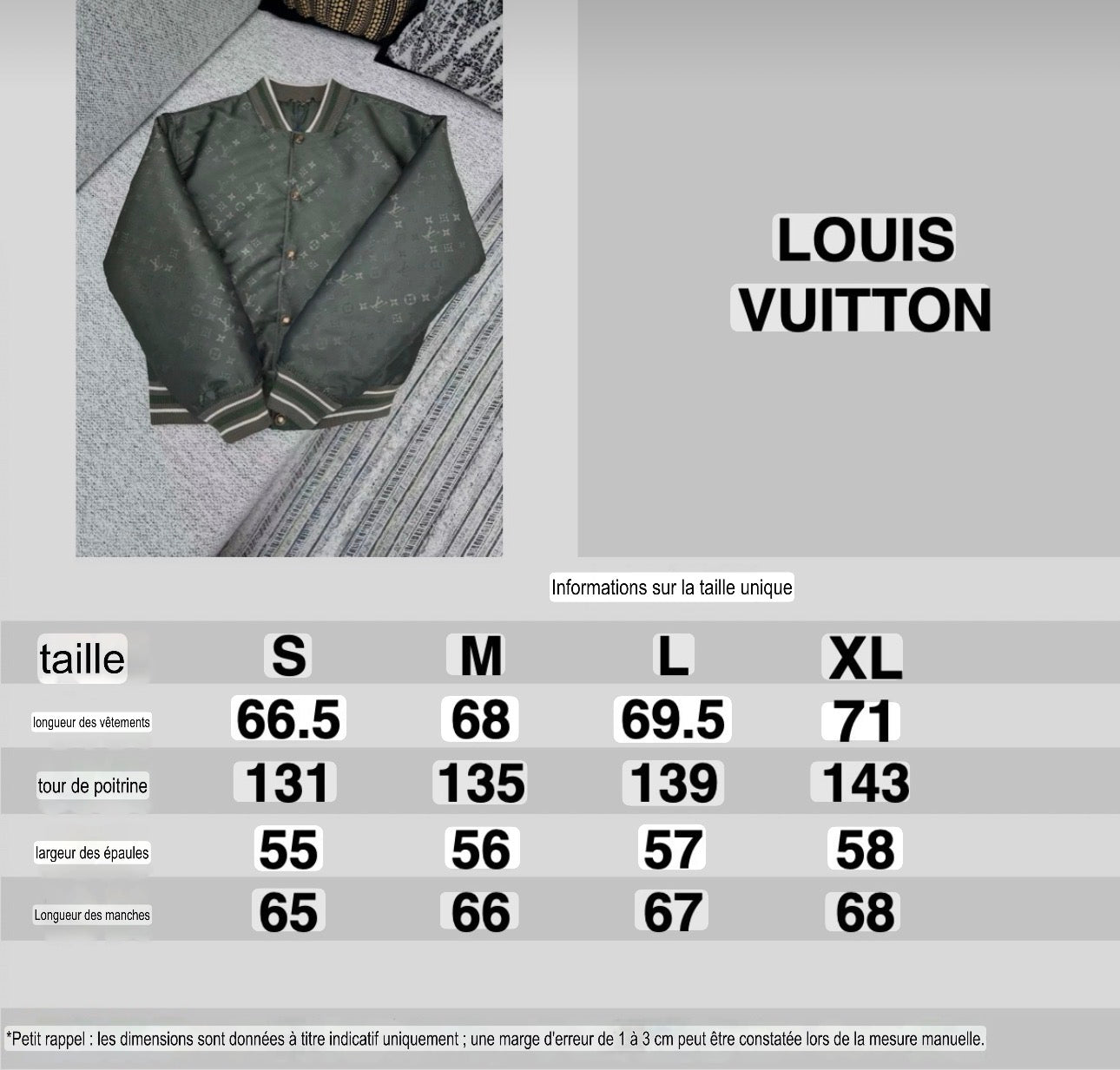 Bomber Monogram lv Kaki 10/10