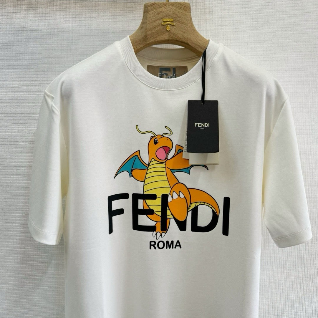 FF übergroßes T-Shirt X BRD DRACOLOSS WEISS