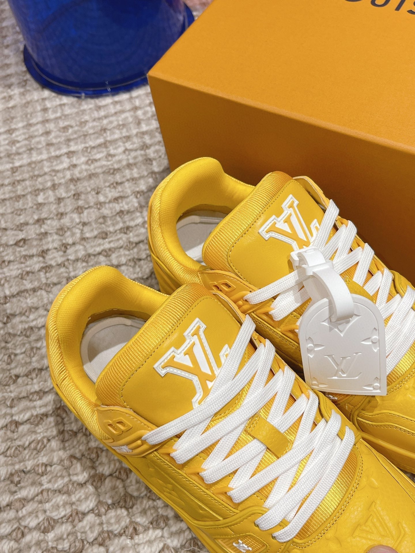 Sneakers Lv trainers jaune 2023 facture