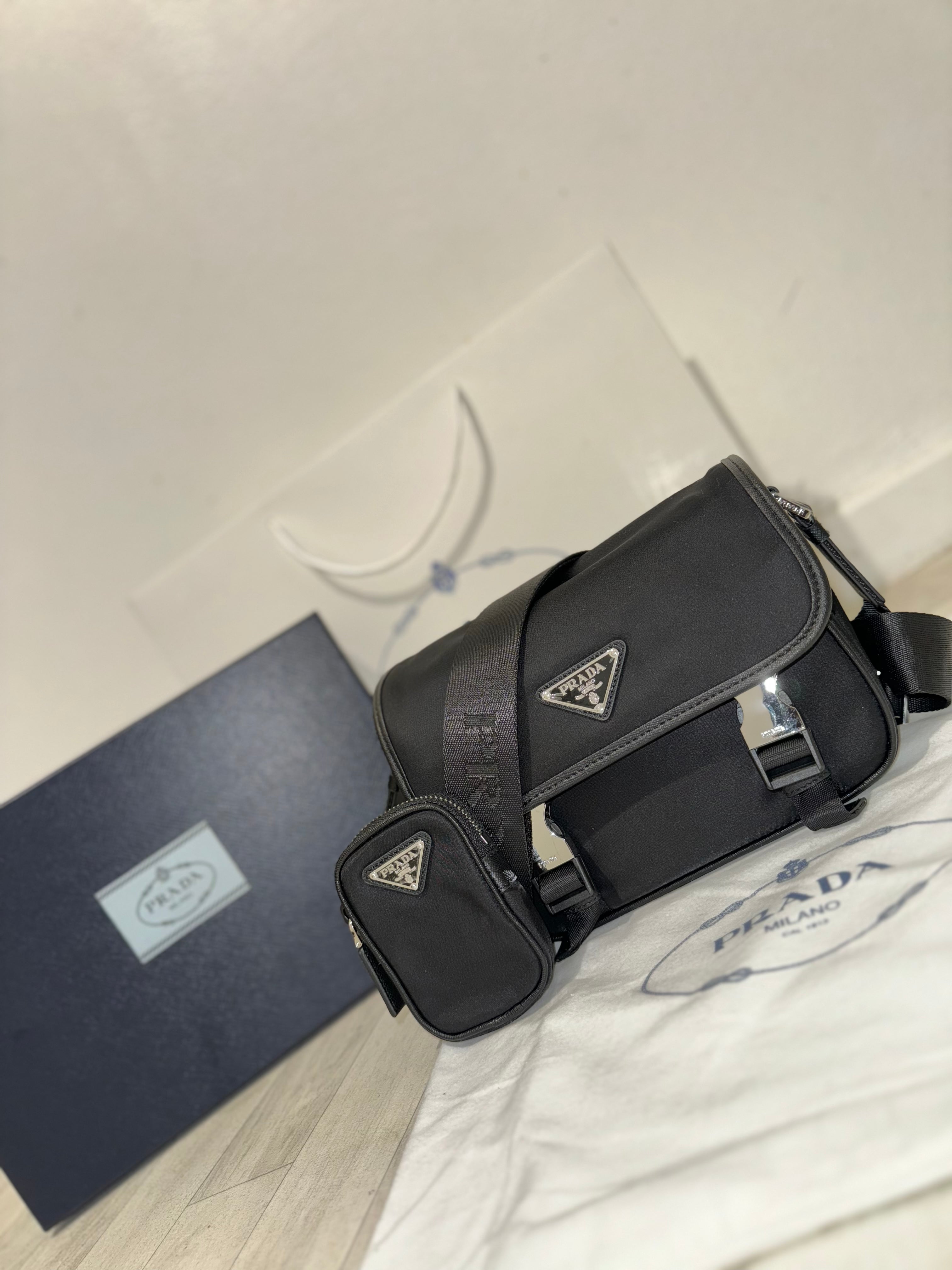 Sacoche prd Noir nylon facture