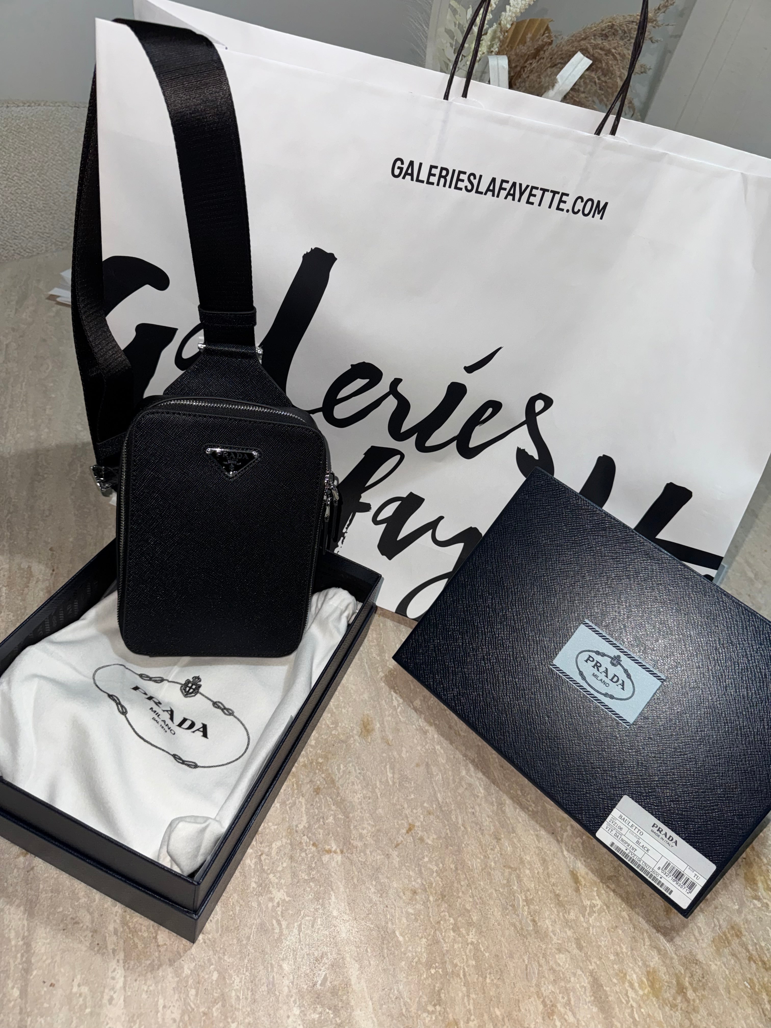 Sacoche Prd Brique Saffiano 10/10 📦🚚⚡️