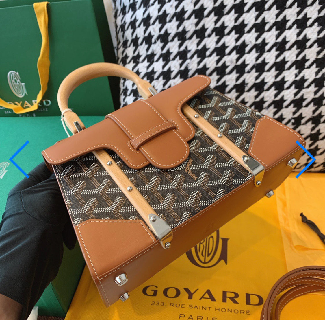 Sac Saigon mini brown facture