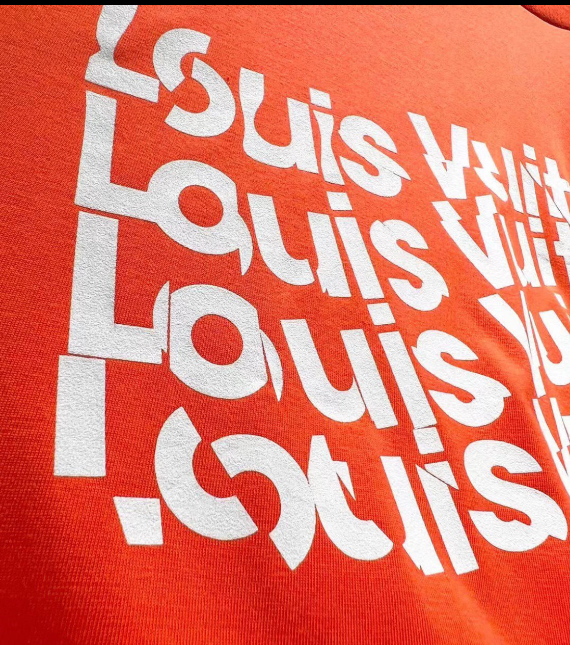 T shirt Lv oversized orange