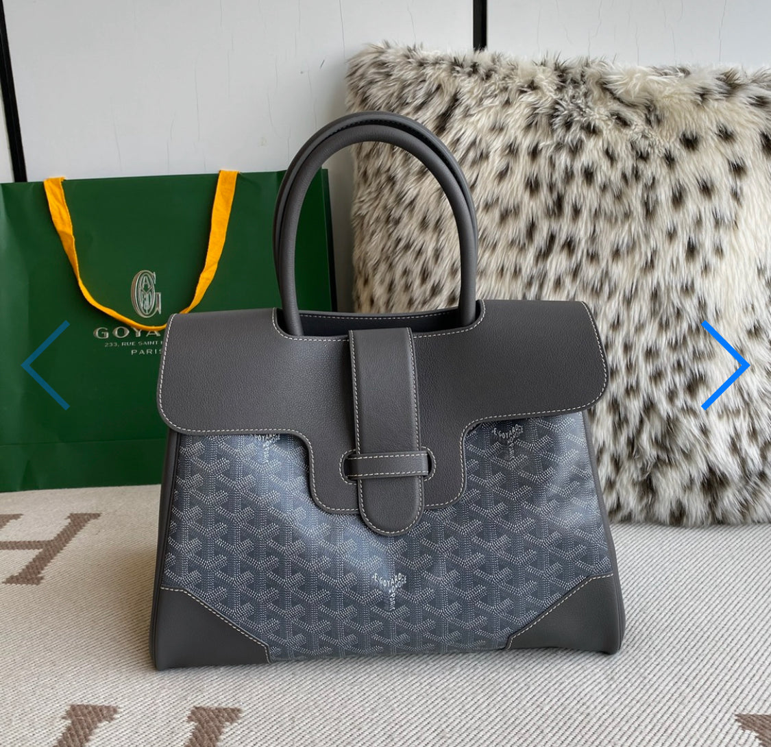 Saigon grey invoice tote bag