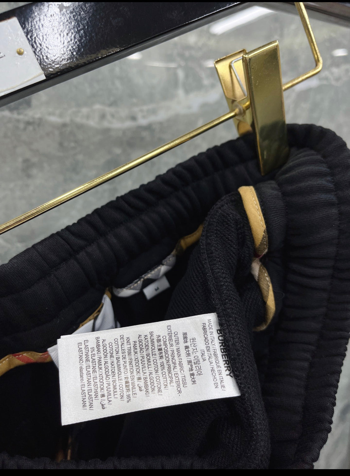 Burbe Trainingsanzug schwarz orange