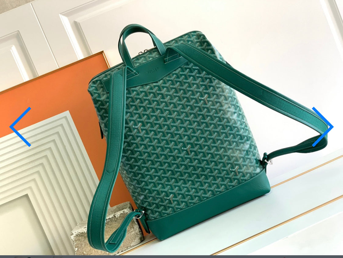 Cisalpin green invoice backpack