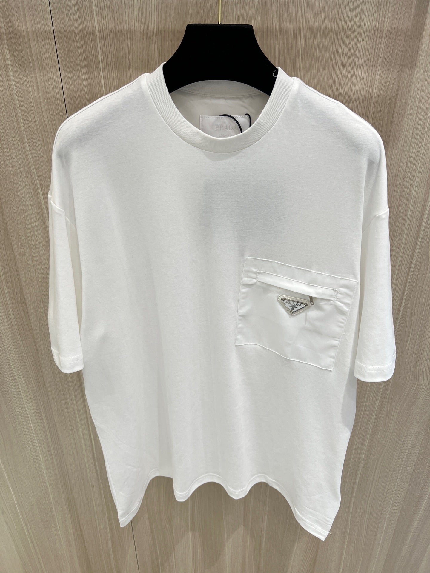 T shirt Prd Black Cotton and re nylon