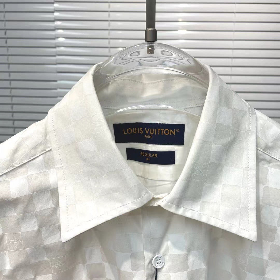 LV cotton short sleeve shirt