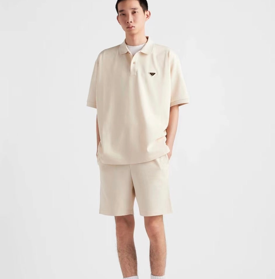 Beige Prd Polo Set