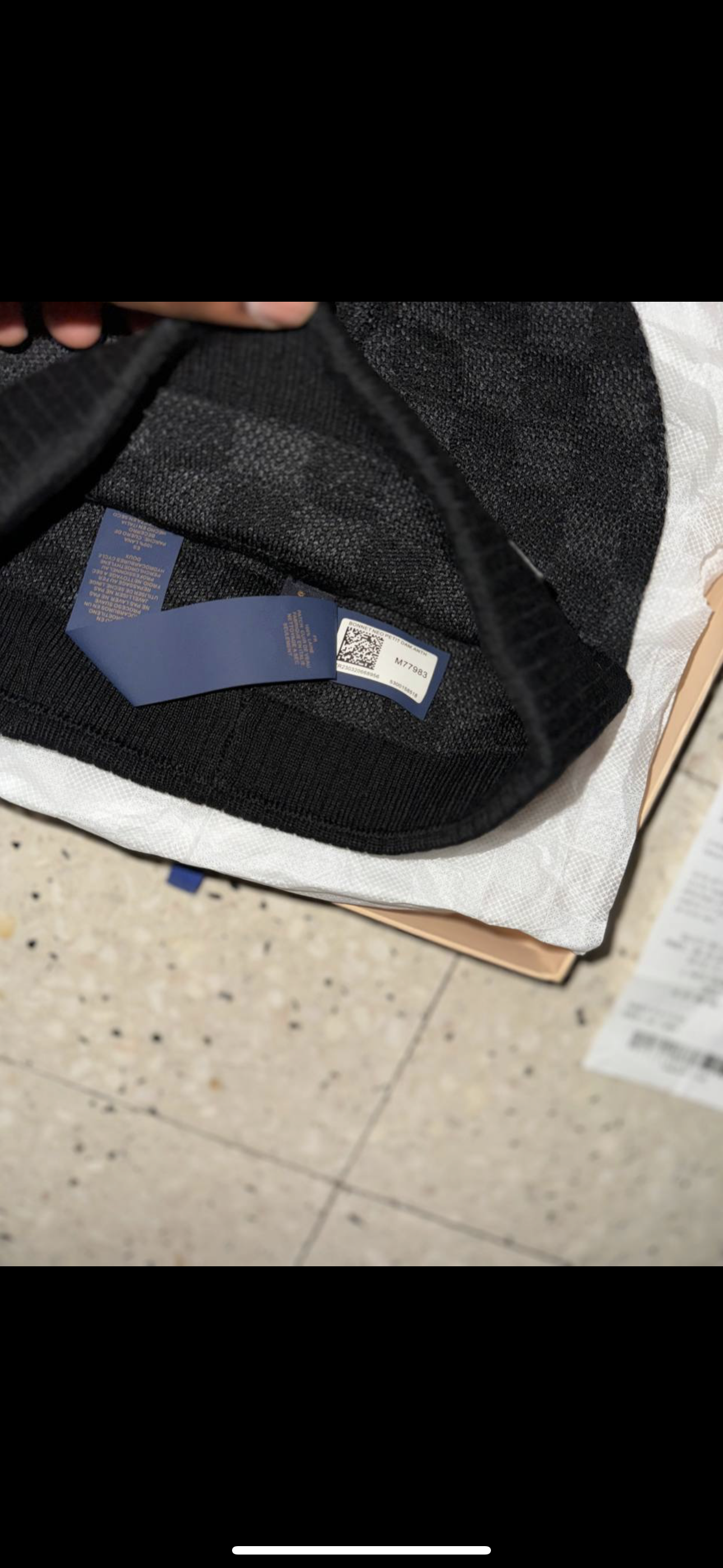 Bonnet Lv Neo Petit Damier avec ticket