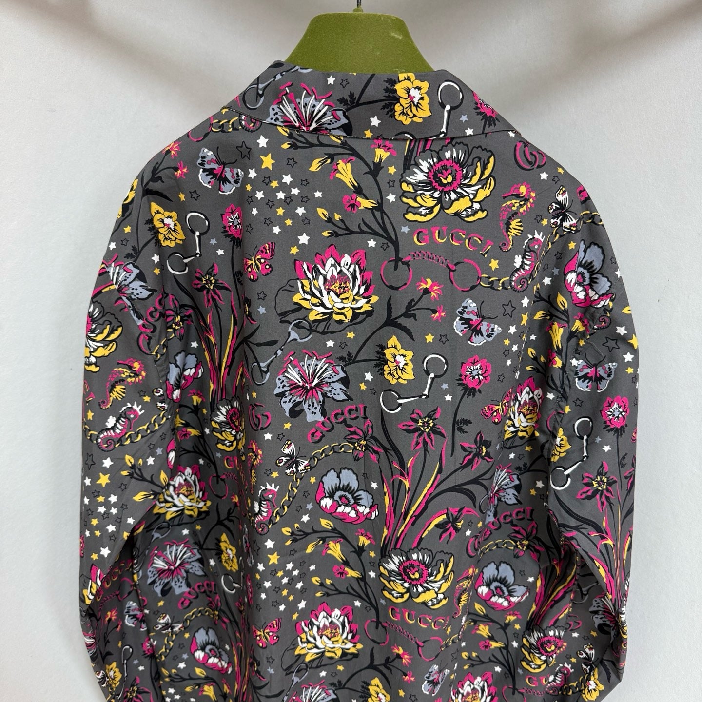 GG floral punk print floral shirt