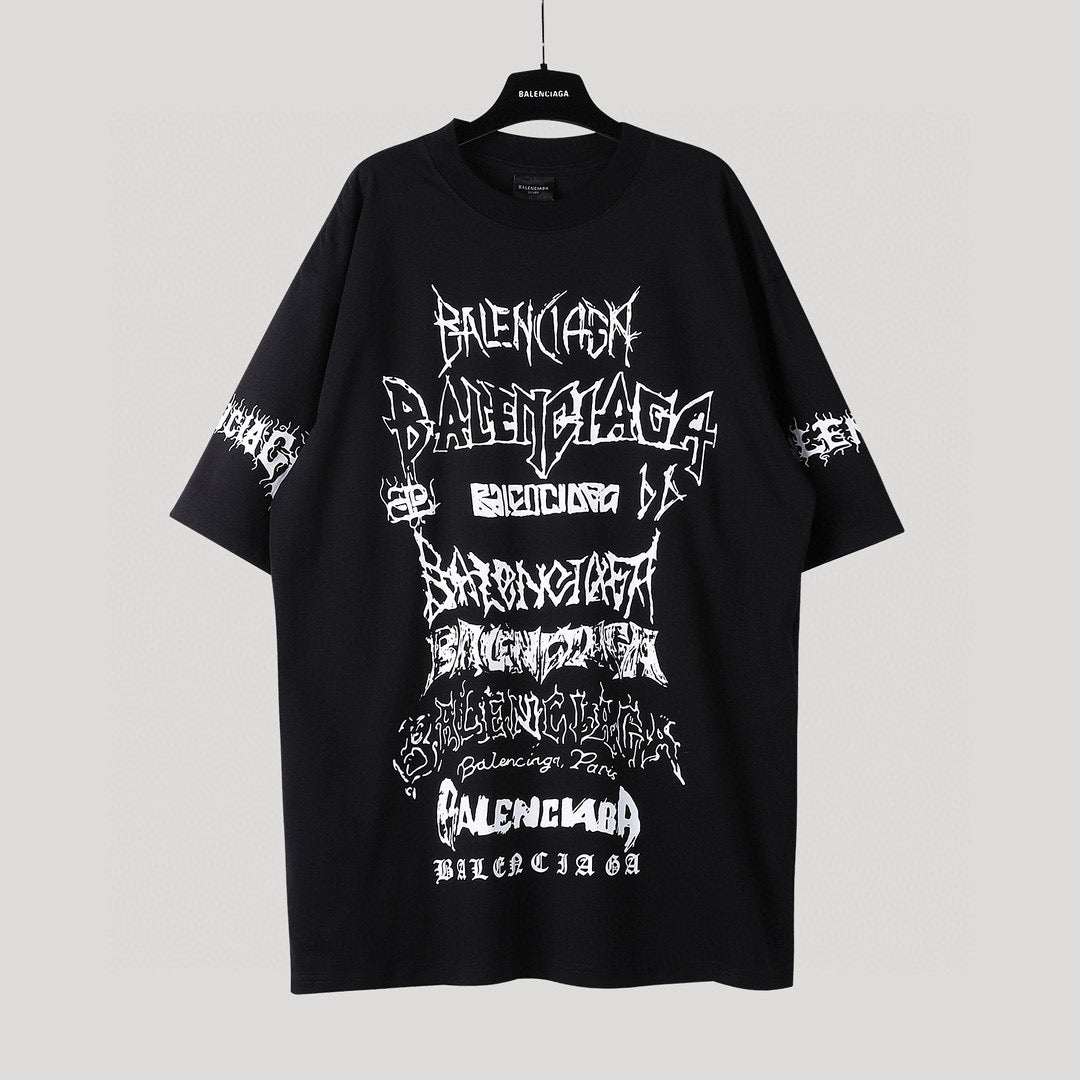 Balenciaga T-shirt en coton imprimé logo LNY