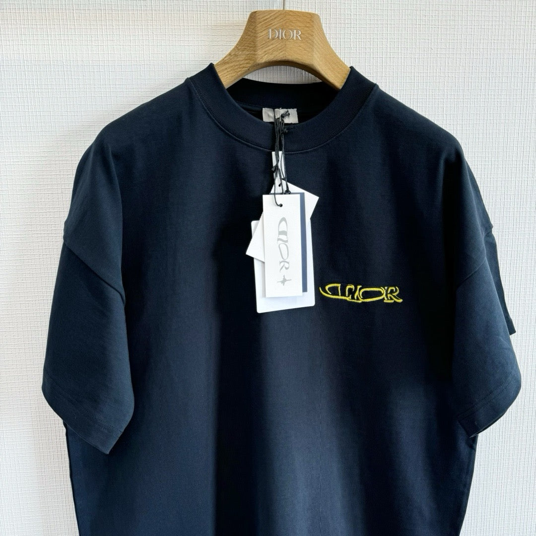 T-shirt CD AND LEWIS HAMILTON, coupe oversize Jersey de coton blanc