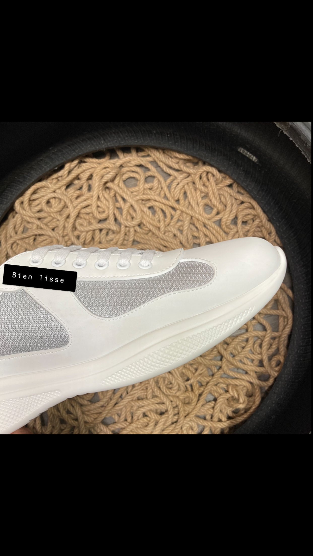 Sneakers Prd America ´ s Cup Gomme & tissu bike white
