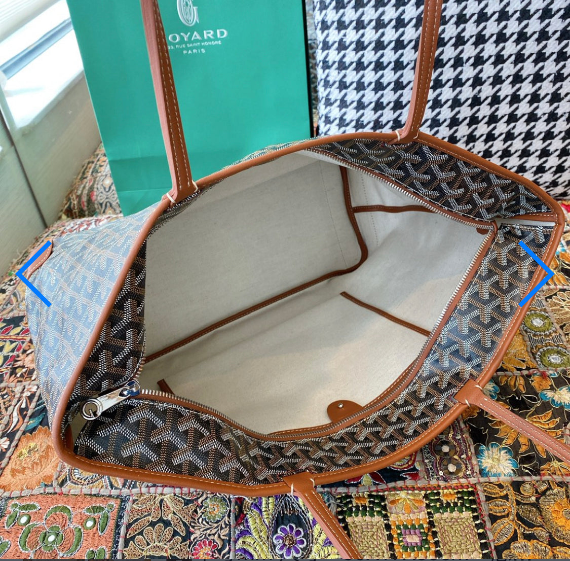 Artois brown MM invoice bag