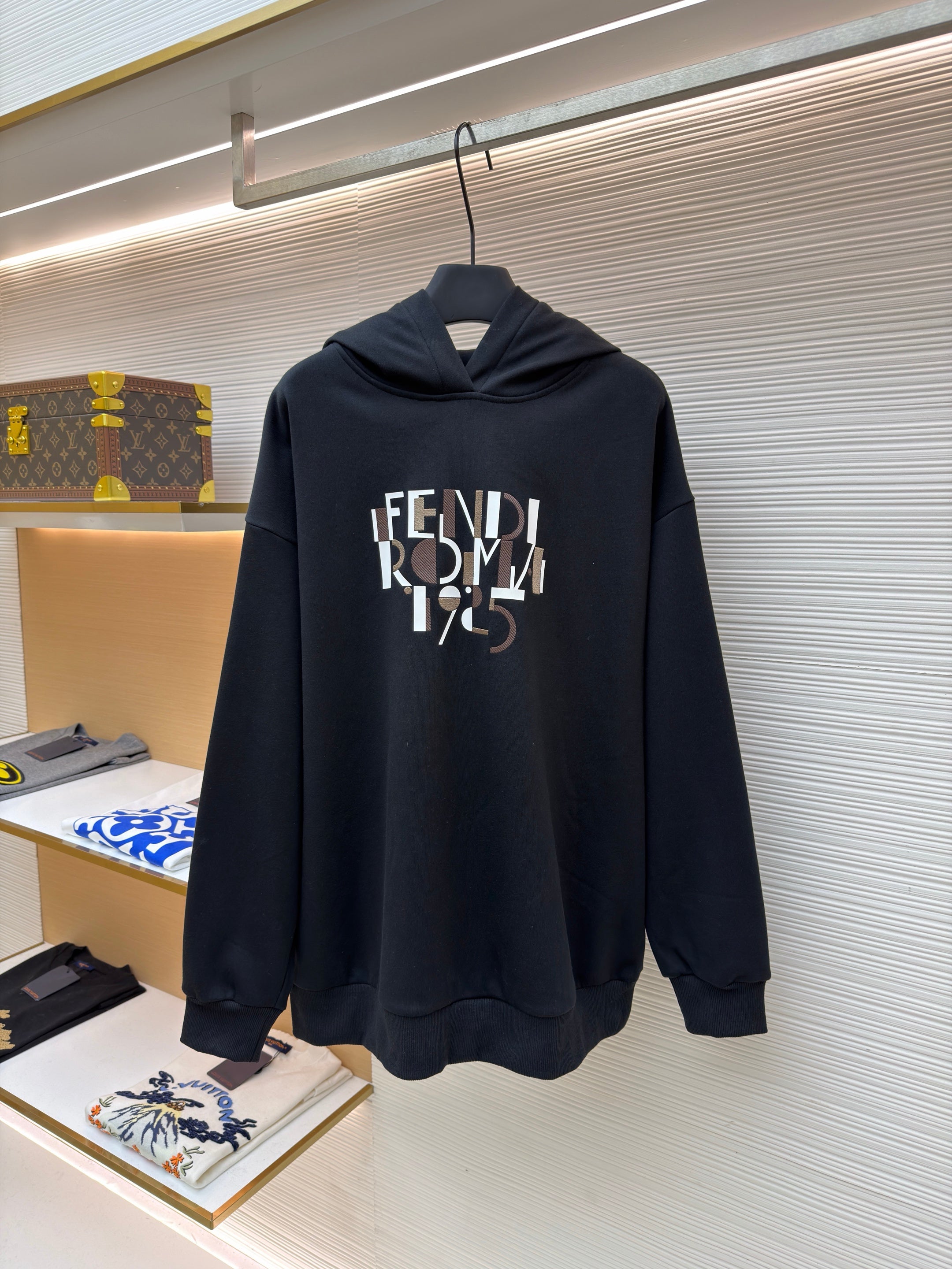 Pull FF logo imprimé