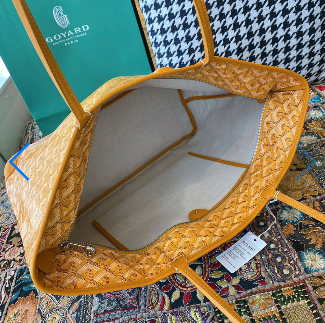 Artois Yellow MM bag invoice