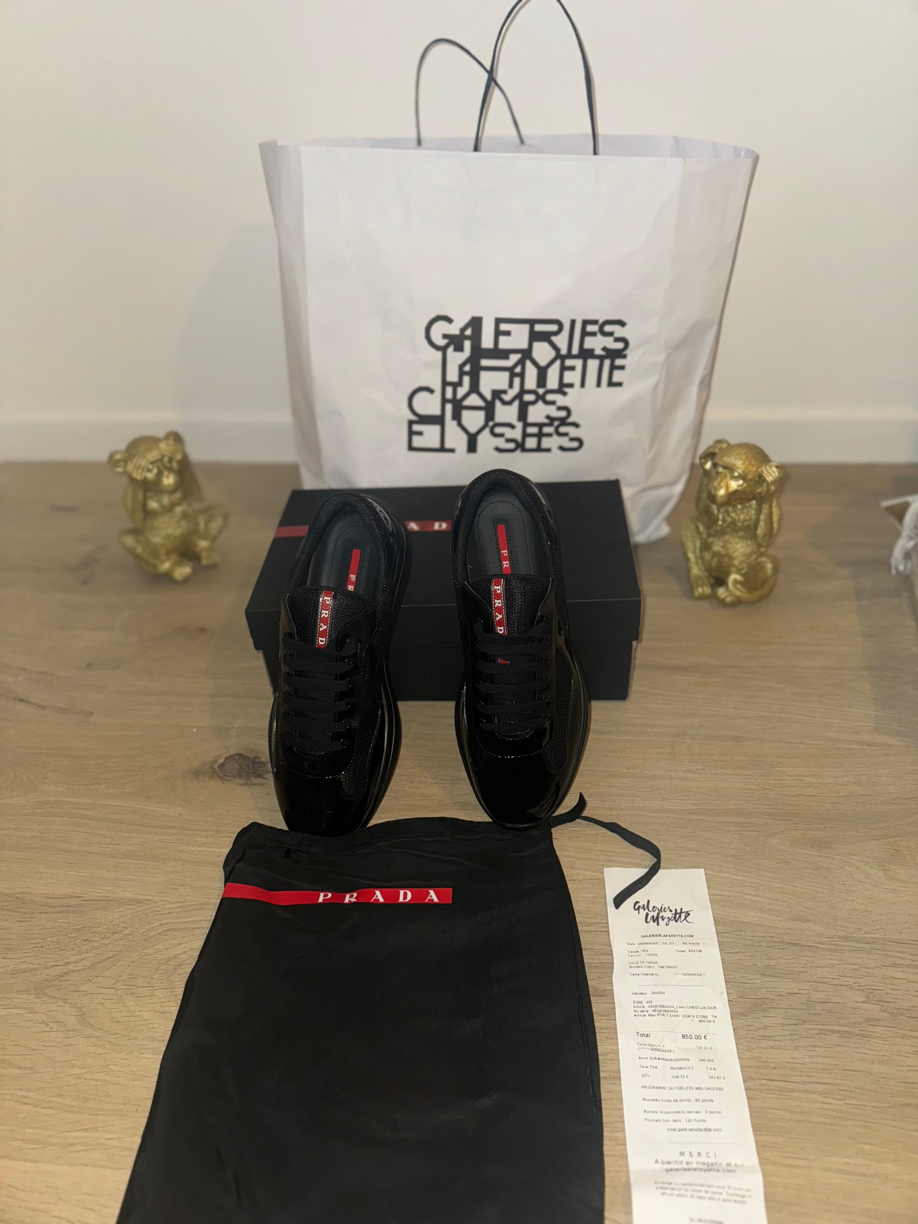 Sneakers Prd America ´ s Cup tissu bike lisse black 9/10
