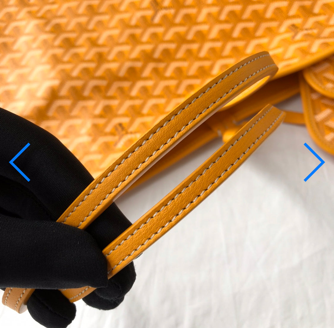 Saint louis yellow invoice bag