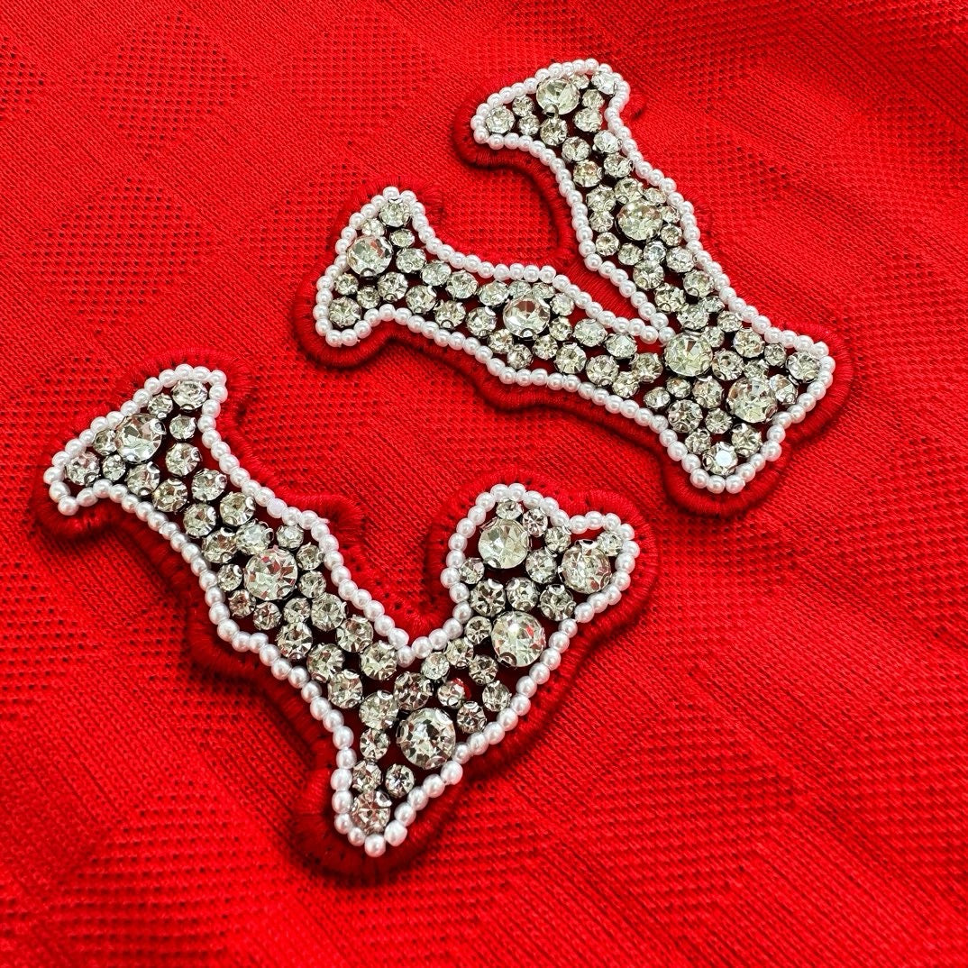 Tee-shirt à patch LV brodé en coton piqué