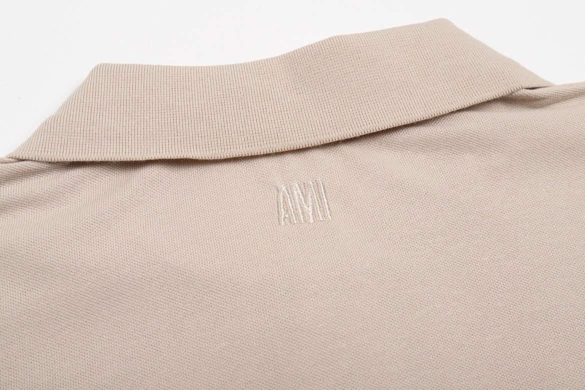 Polo blanc à petit logo ami de cœur blanc