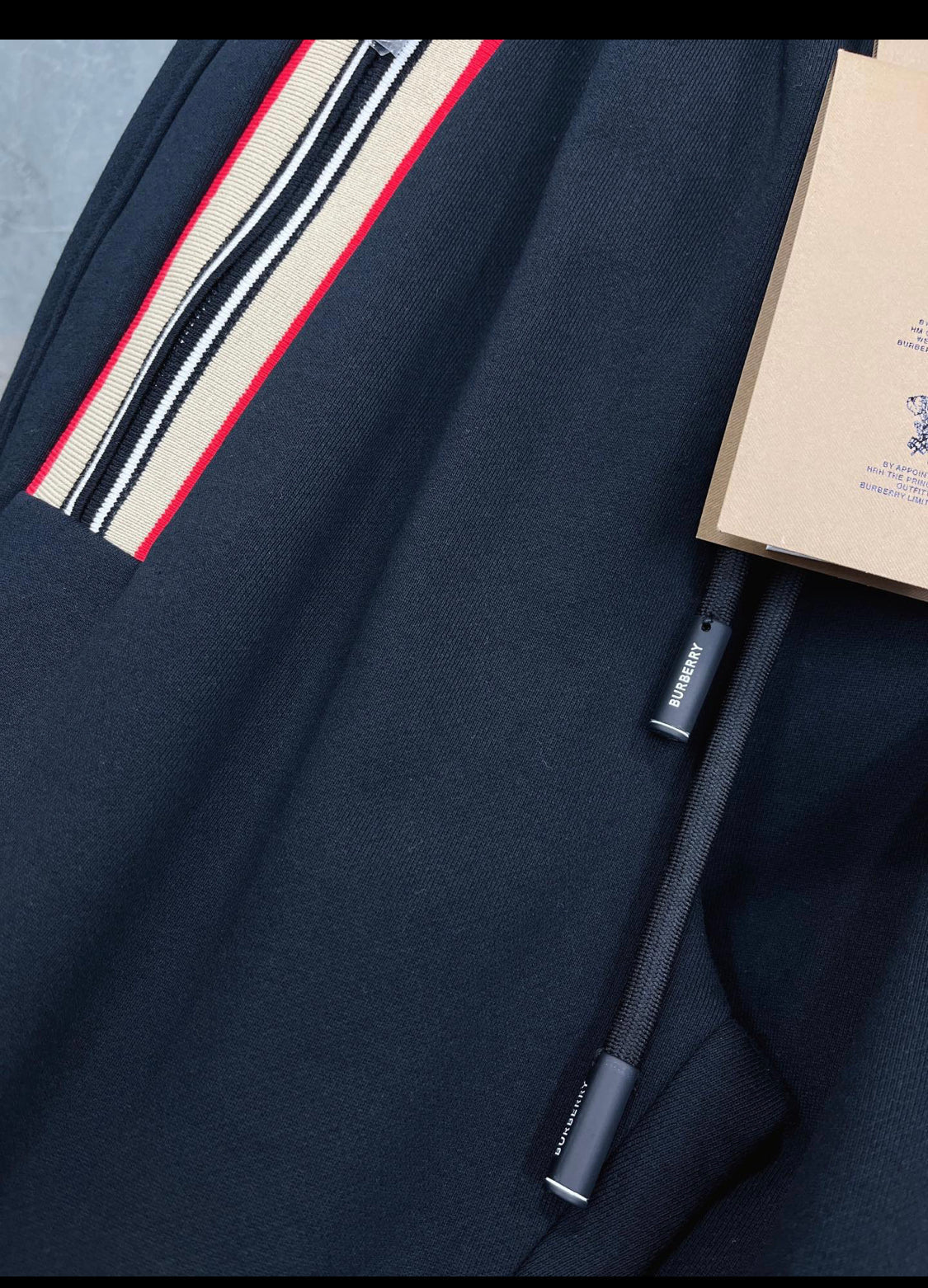 Burbe Trainingsanzug schwarz orange