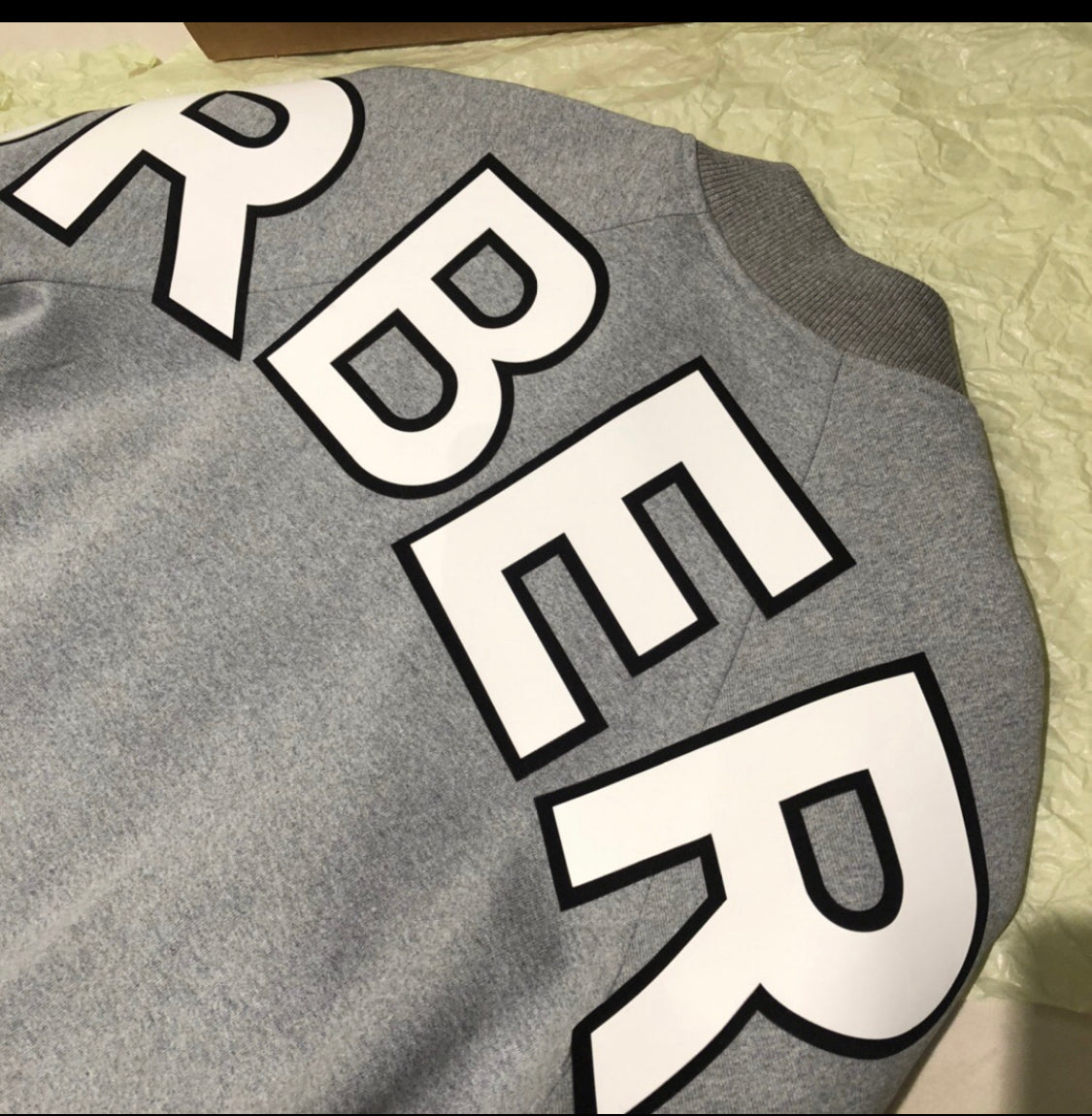 Bomber Gray Jacket Burbe 10/10 2023