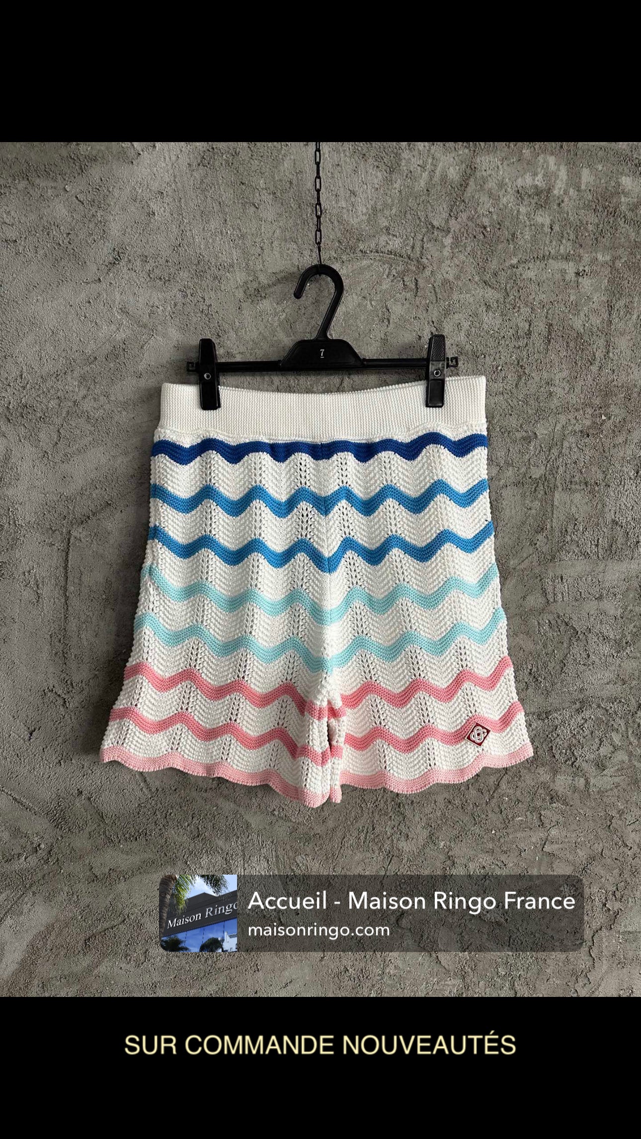 Ensemble casa B côtelé manches courtes Miami 🌴