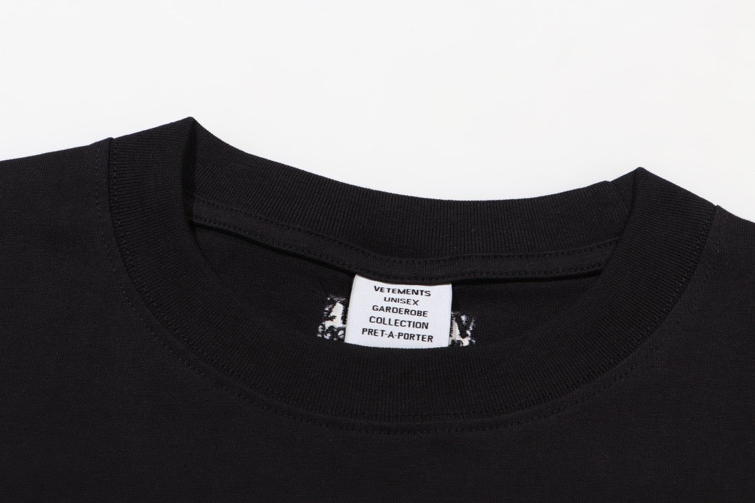 T-shirt noir Vetements