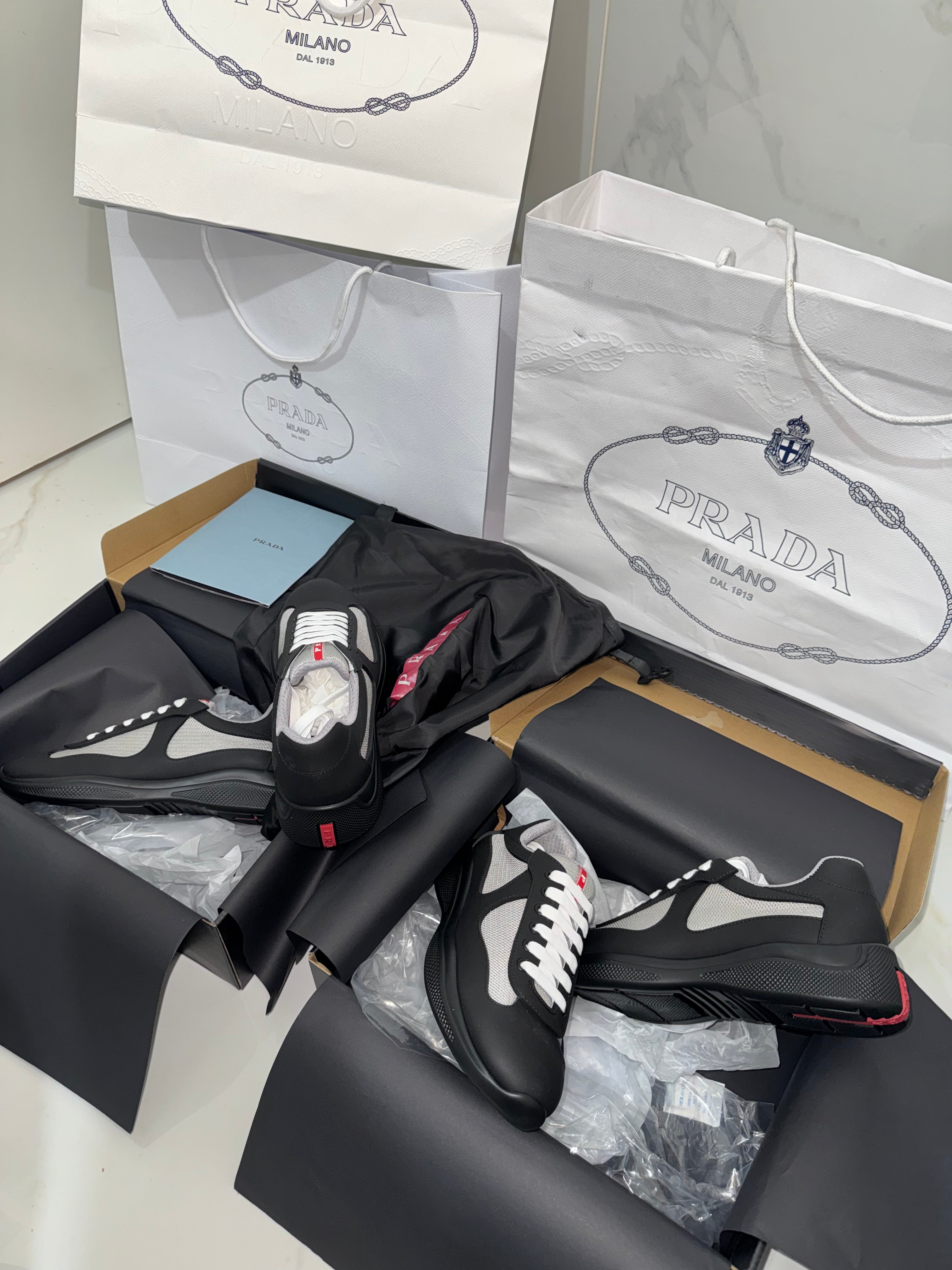 Sneakers Prd America ´ s Cup black Gomme & tissu bike 10/10