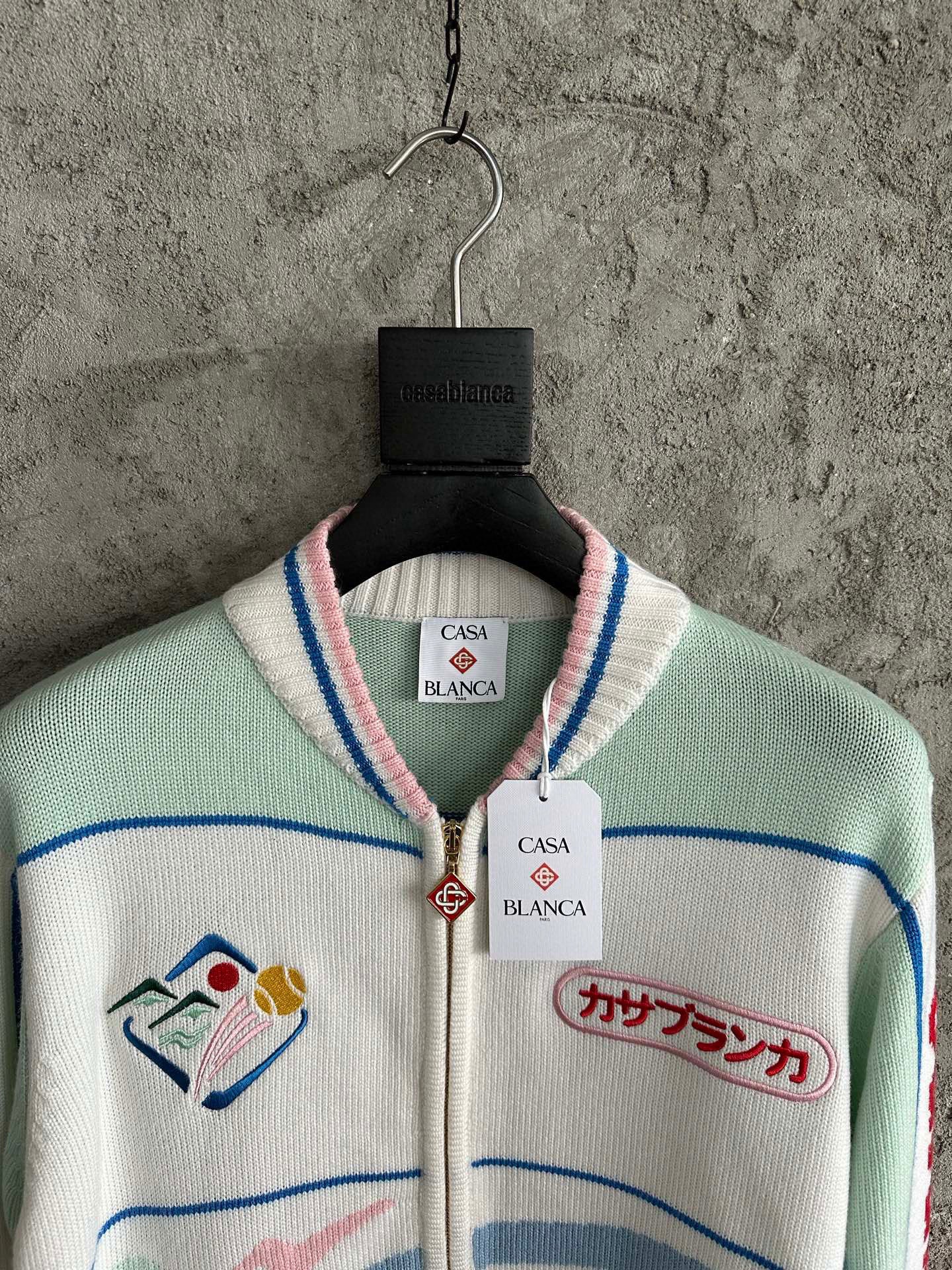 CASAB cardigan à fermeture zippée