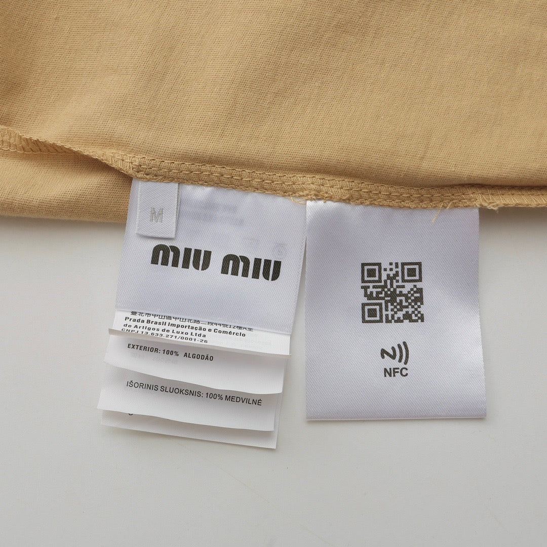 Miu cotton t-shirt