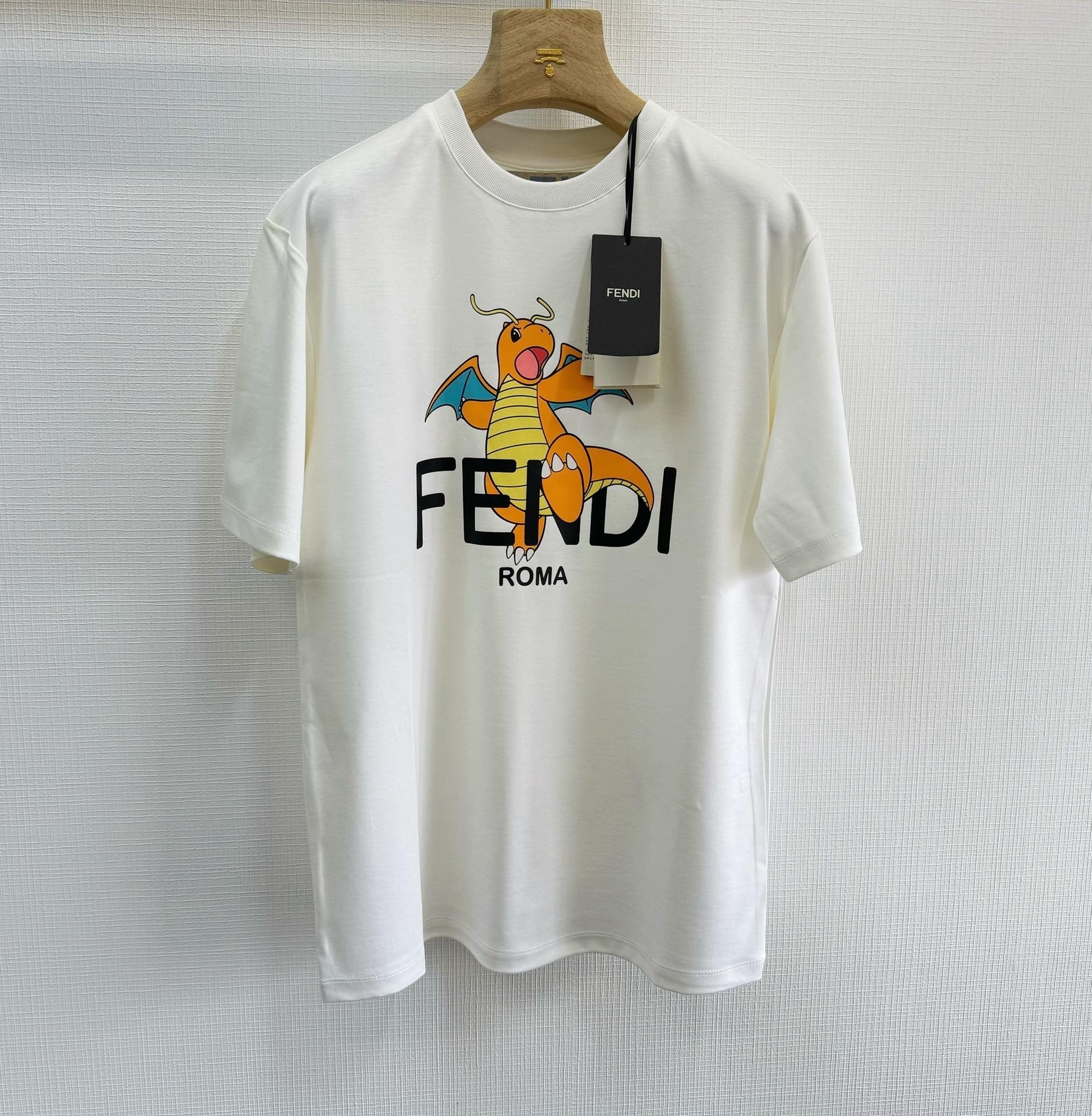 FF übergroßes T-Shirt X BRD DRACOLOSS WEISS