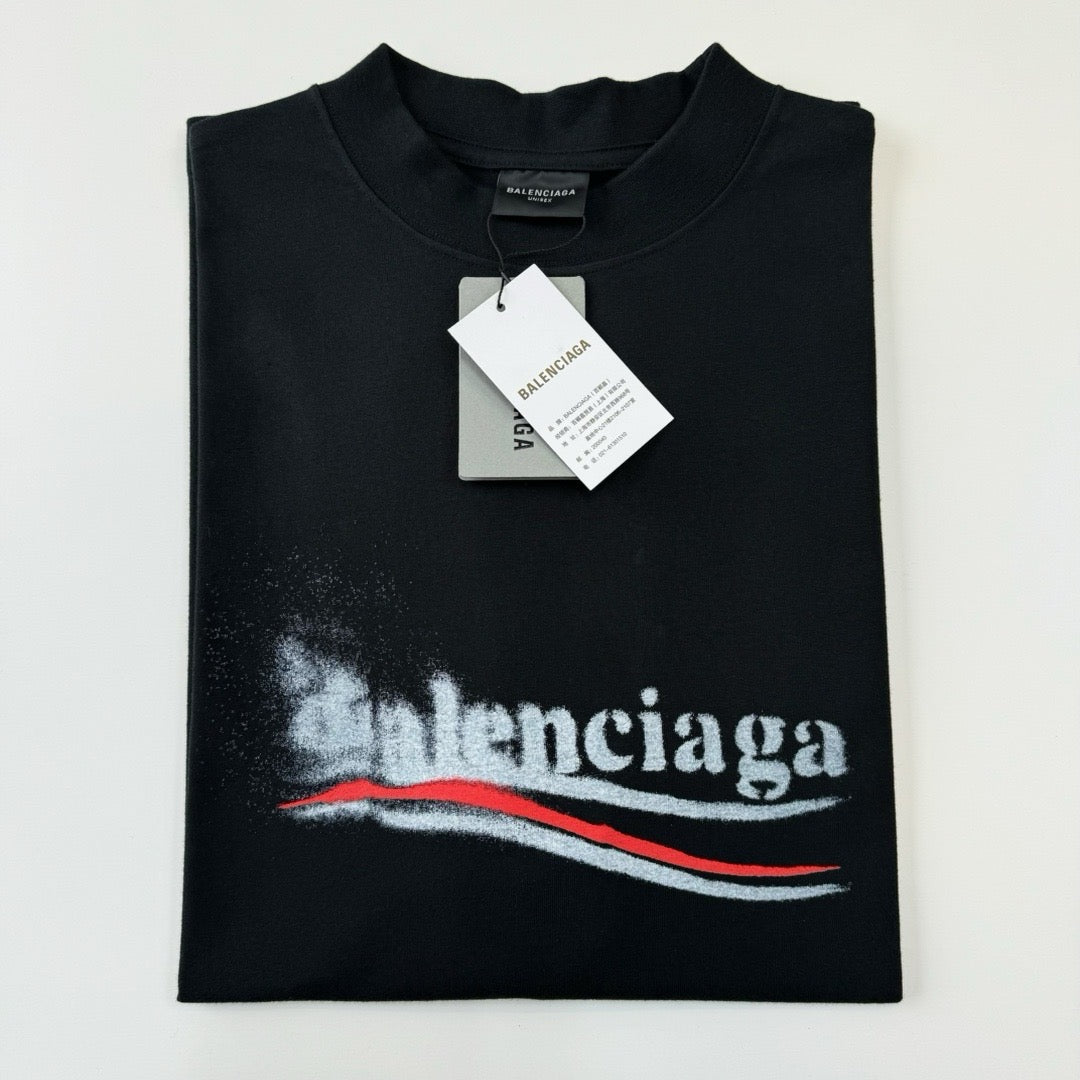 Blncg oversized black cotton t-shirt