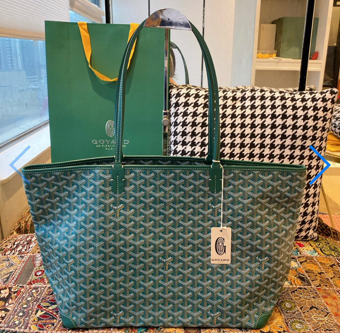 Artois green MM invoice bag