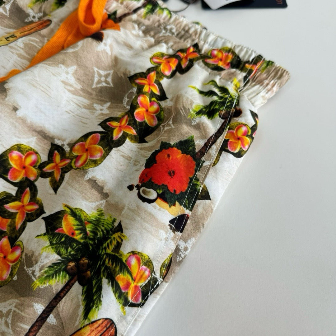 Ensemble Chemise lv manches courtes Monogram en soie