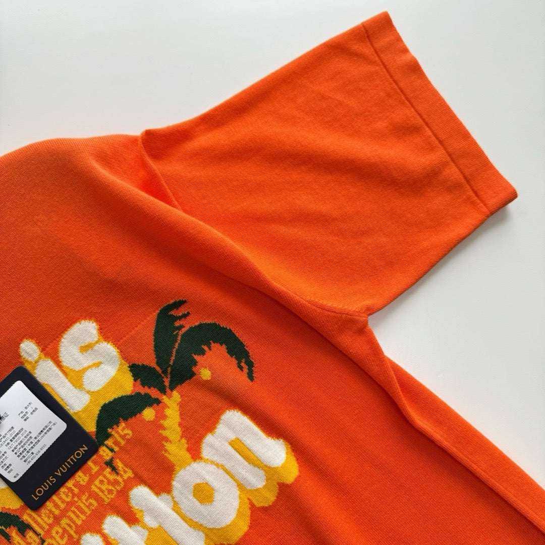 Tee-shirt lv manches courtes en coton