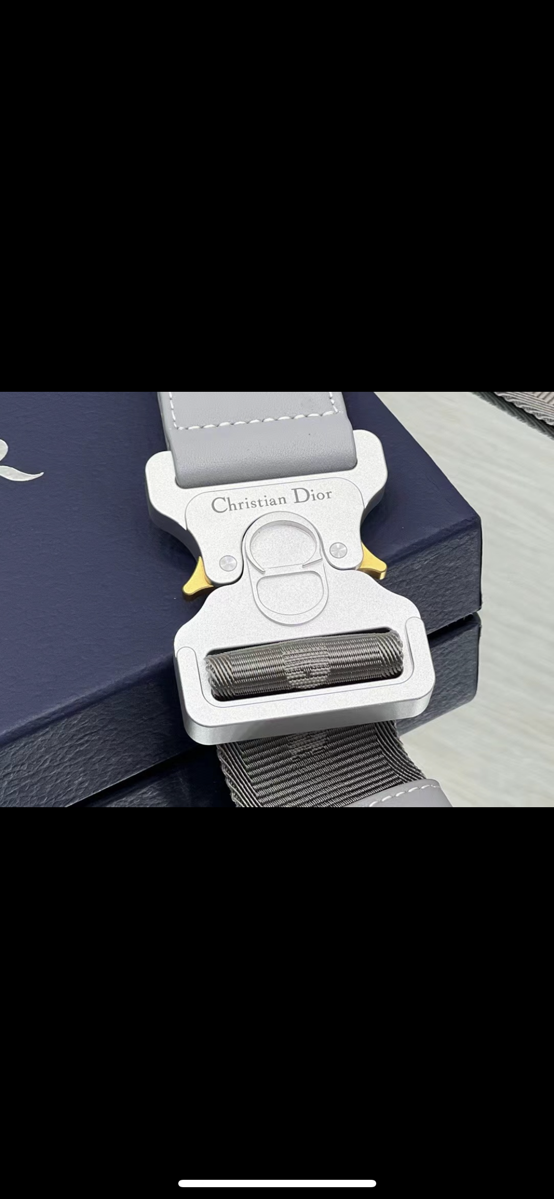 Sac saddle Grey facture