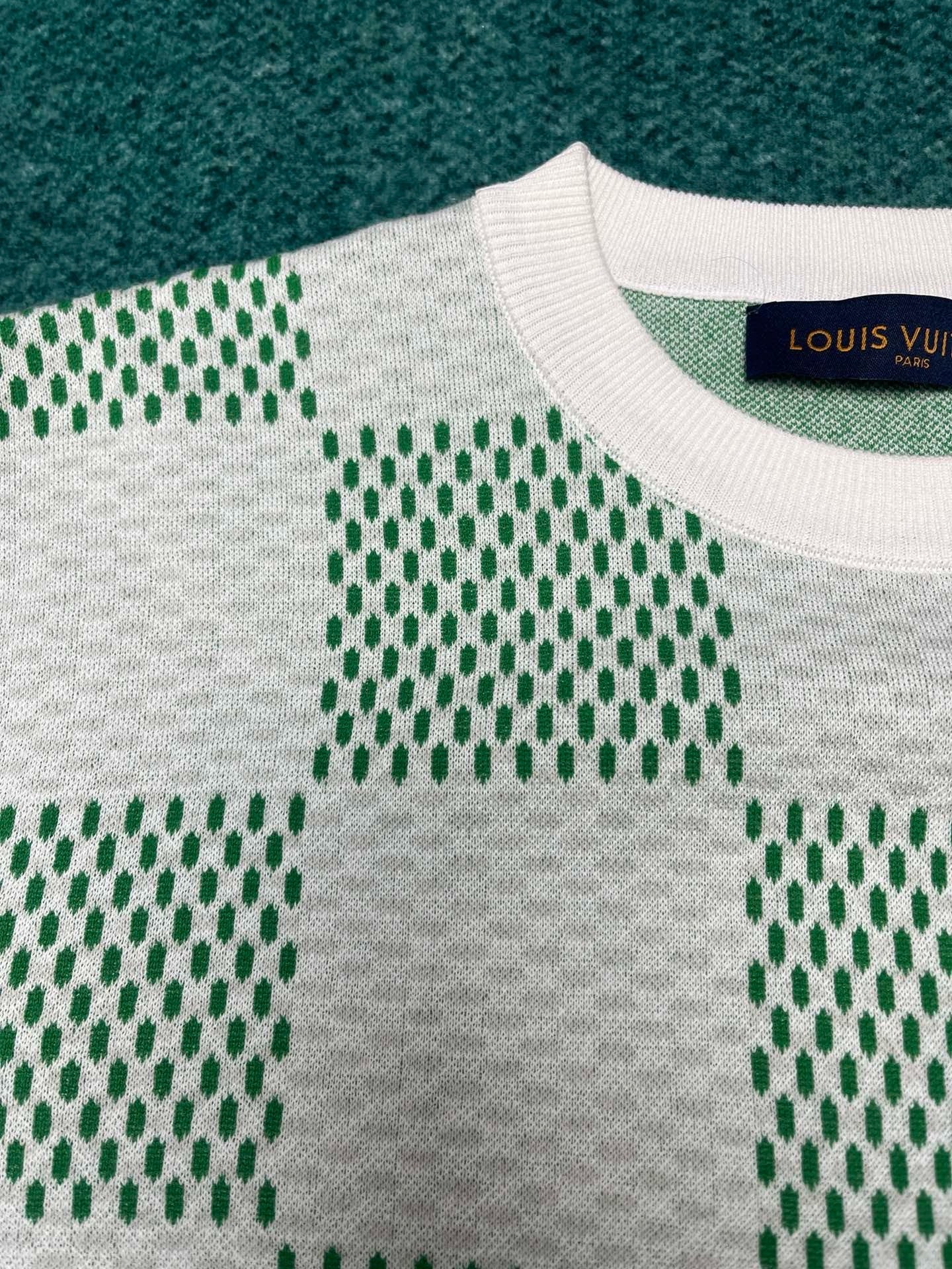 Lv Damier Mesh T-Shirt