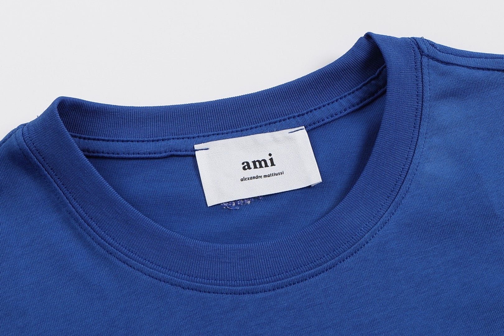 T-shirt bleu à logo ami de cœur bleu