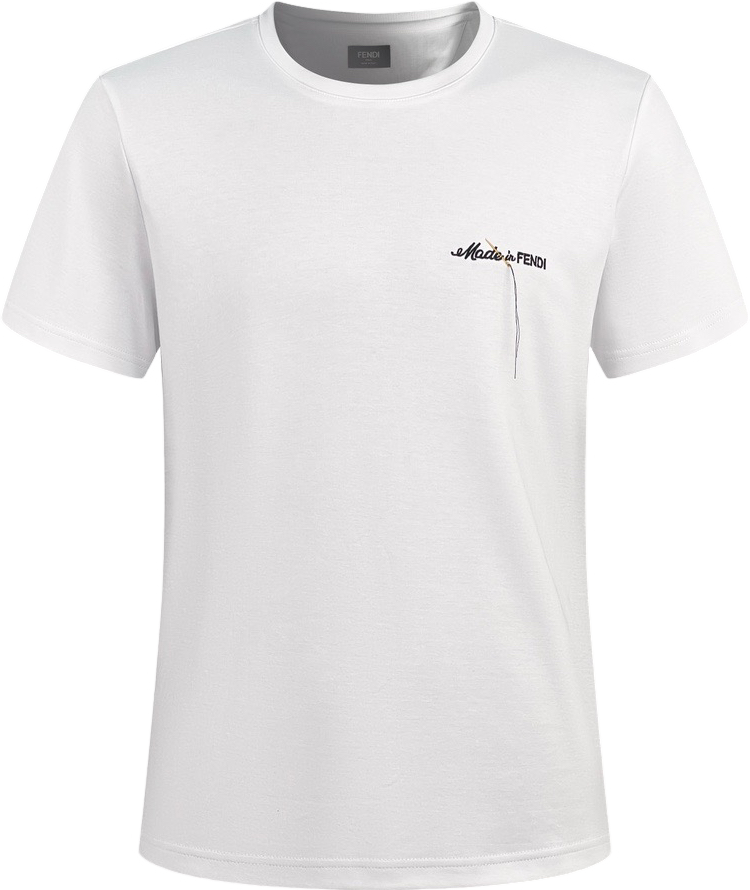 T-shirt T-shirt en coton blanc FF
