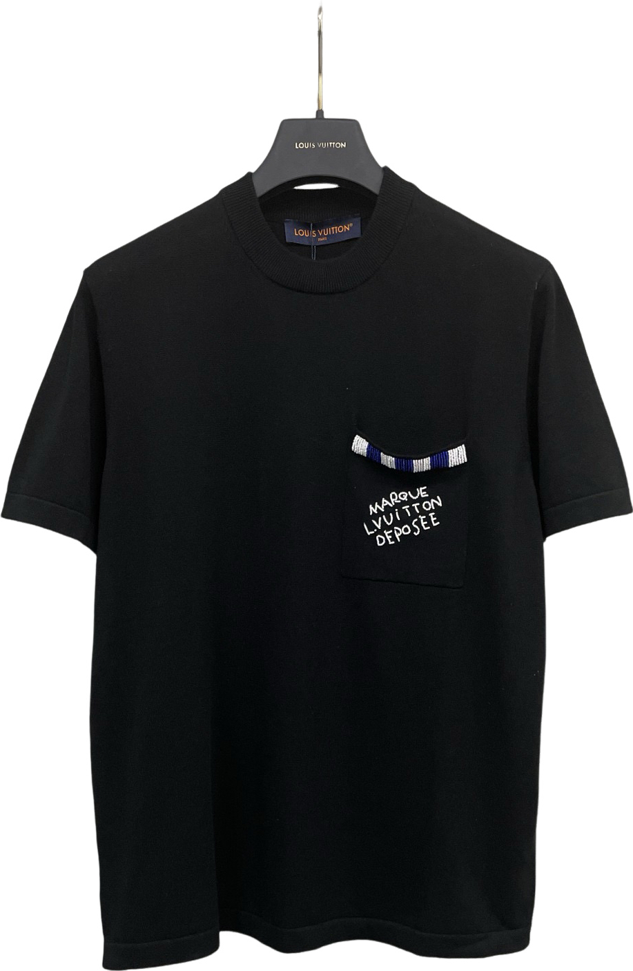 Lv 2024 schwarzes T-Shirt