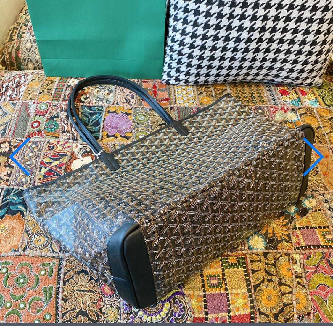 Artois black MM invoice bag