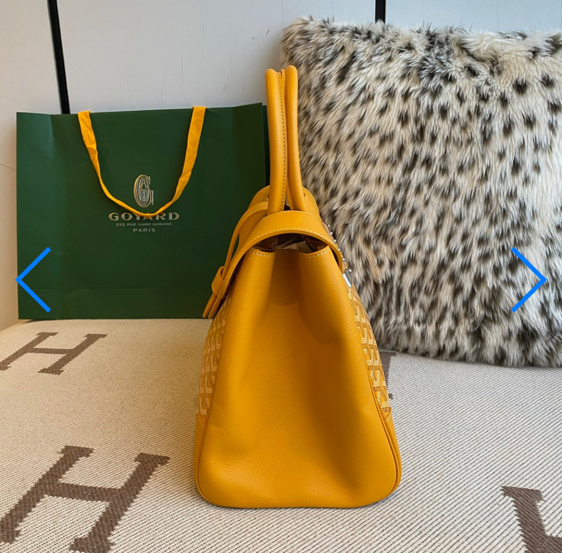 Sac cabas Saigon yellow facture